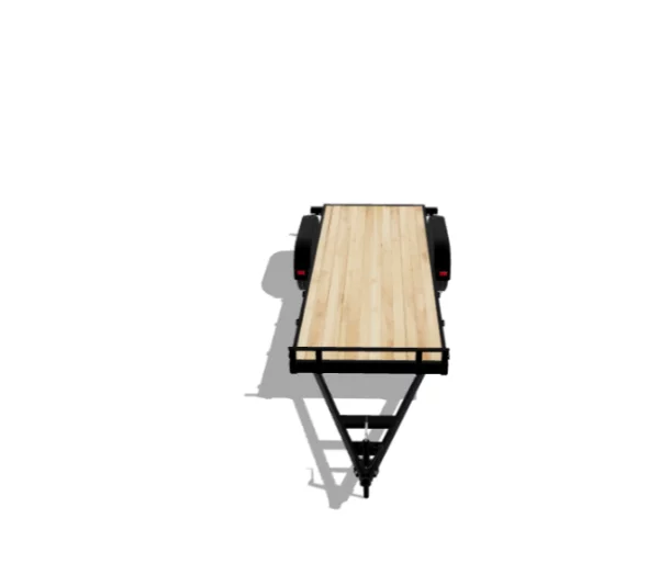 Carry-On Trailer 7-ft x 16-ft Treated Lumber Utility Trailer - Image 3