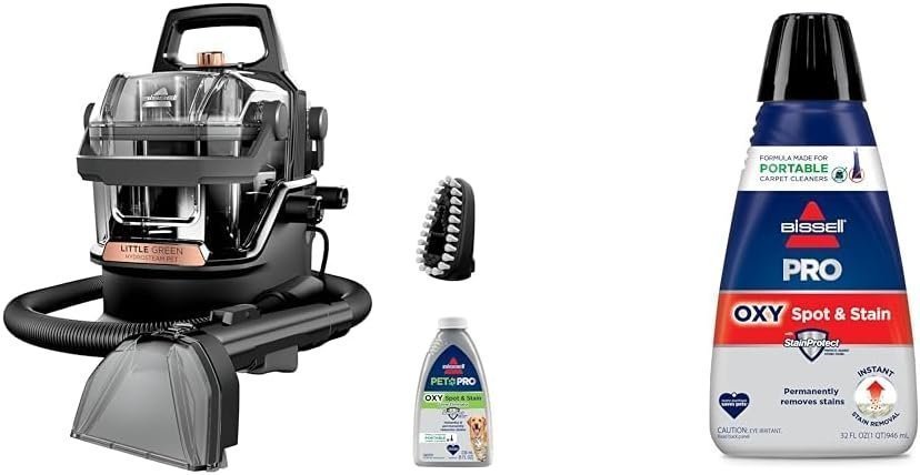 BISSELL Little Green HydroSteam 3618 Portable Carpet & Upholstery Cleaner - Image 9