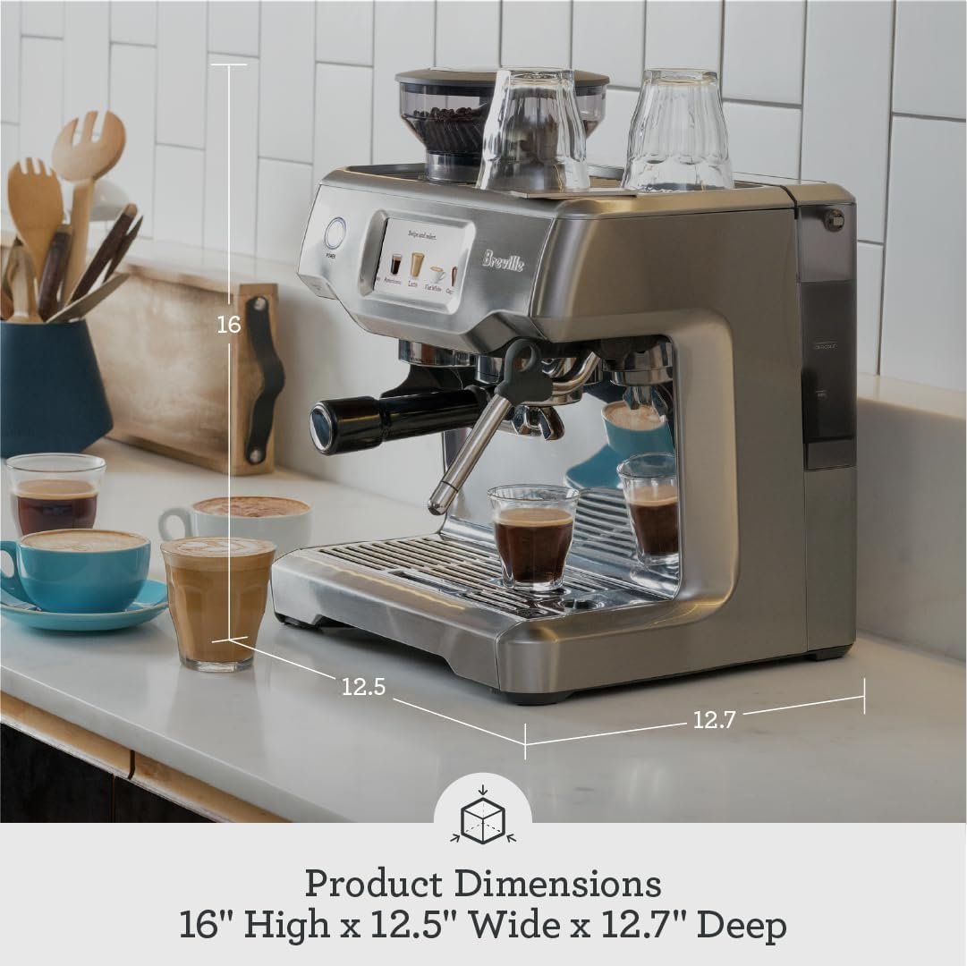 Breville Barista Touch Espresso Machine BES880BSS, Brushed Stainless Steel - Image 12
