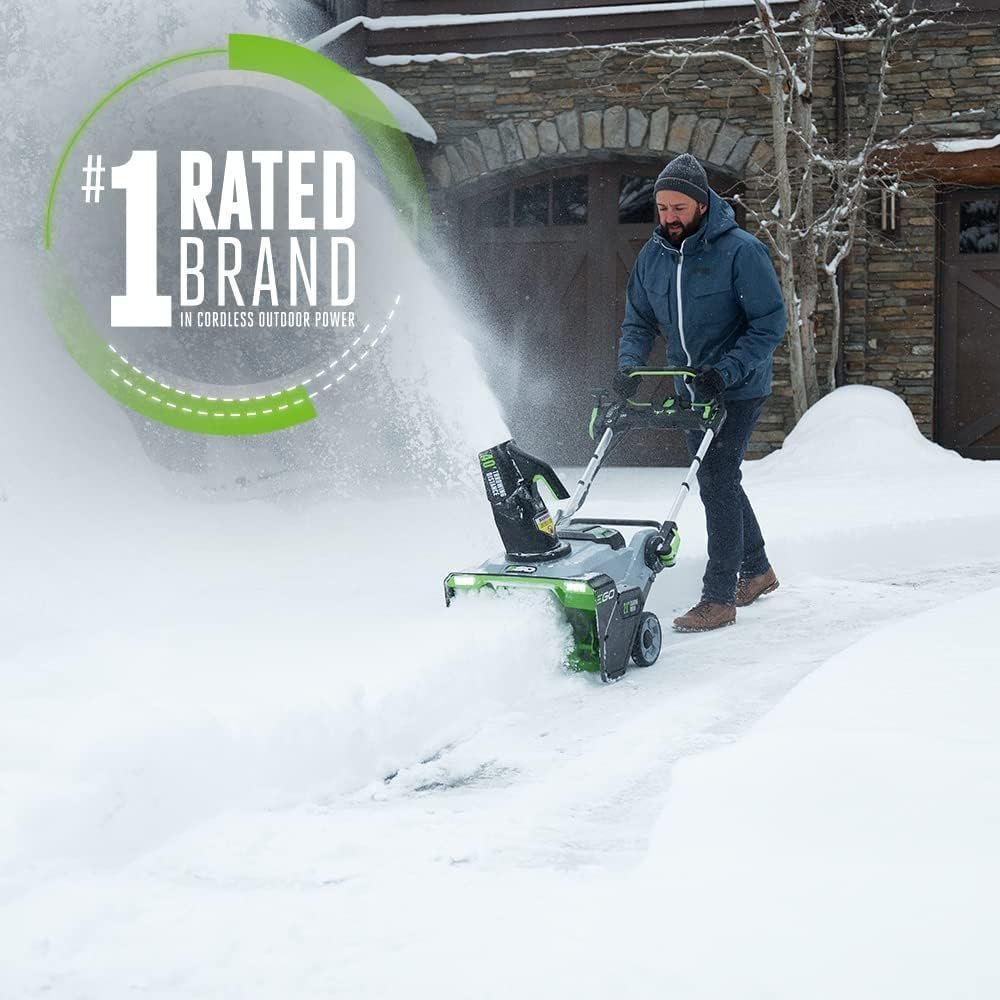 EGO Power+ SNT2405 24-Inch 56V Self-Propelled 2-Stage Cordless Electric Snow Blower with (2) 7.5Ah Batteries & Dual-Port Charger - Image 6