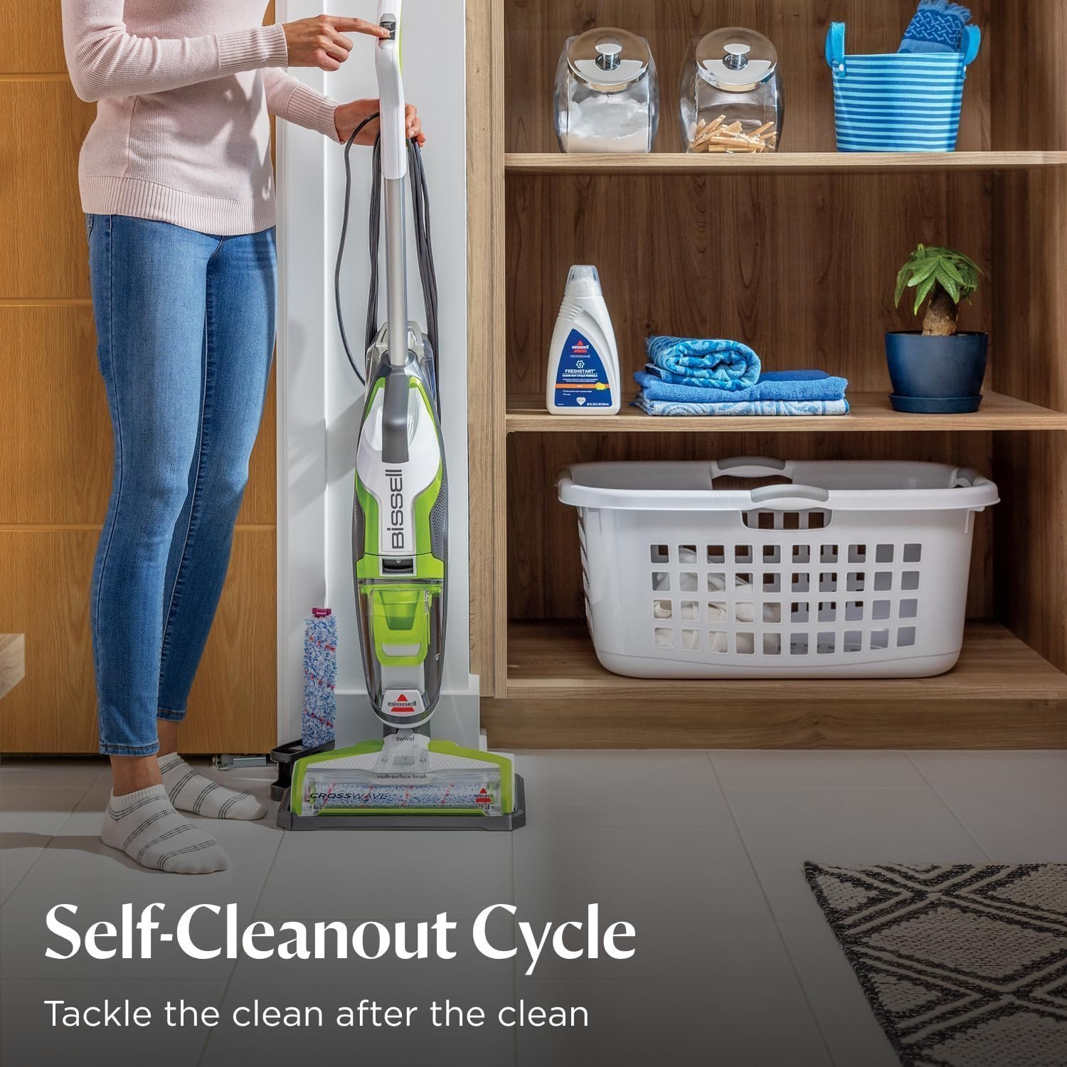 Bissell CrossWave Turbo All-in-One Wet Dry Vacuum Mop, 3888A - Image 9
