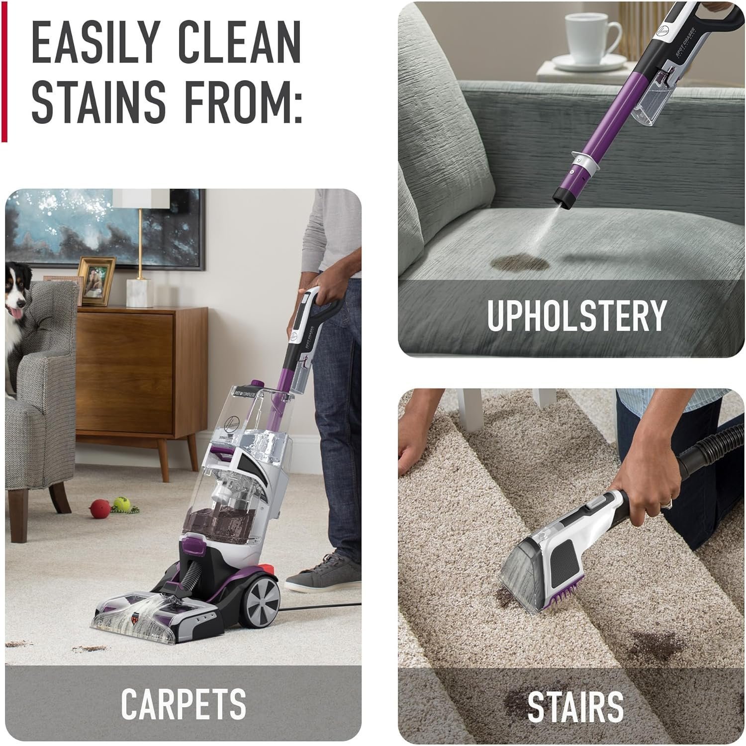 Hoover Smartwash Automatic Carpet Cleaner Machine, FH52000, Turquoise - Image 20