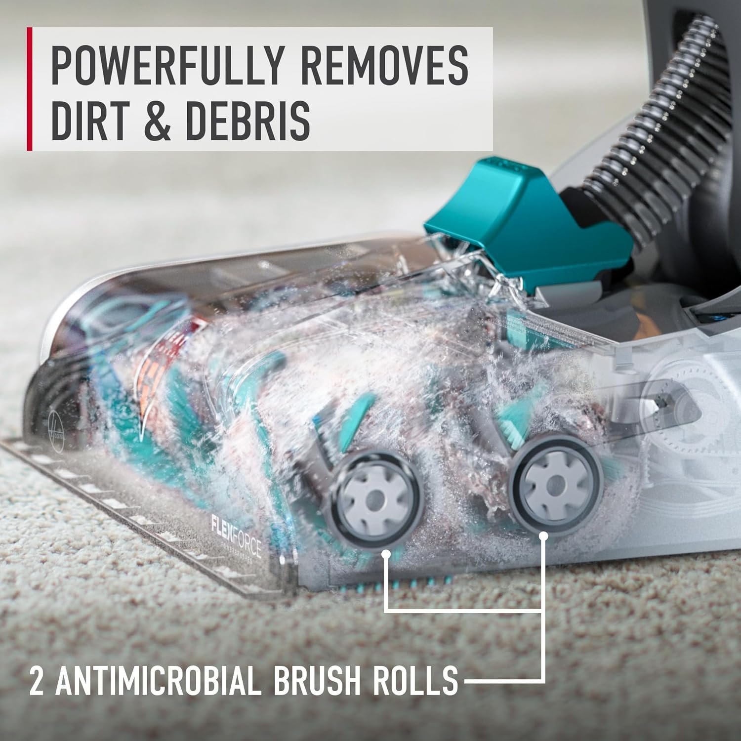 Hoover Smartwash Automatic Carpet Cleaner Machine, FH52000, Turquoise - Image 32