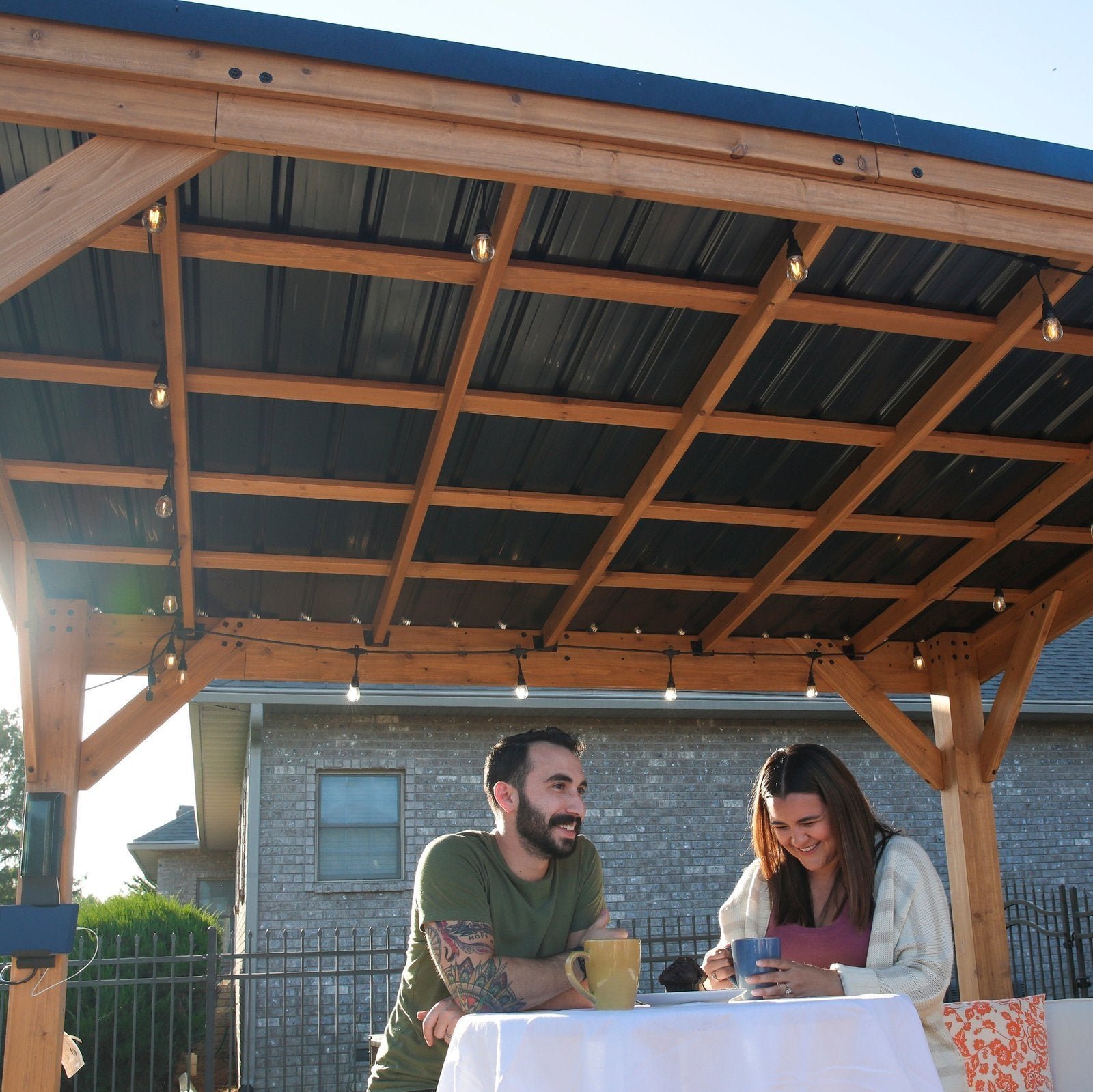 Backyard Discovery 12×9.5 Arcadia Gazebo - Image 4