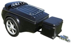 2025 Touring Motorcycle Trailer – Low Profile, 3×16 Wheels with Secure Locking Lid